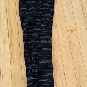 Black and Gray Striped Pants Lululemon